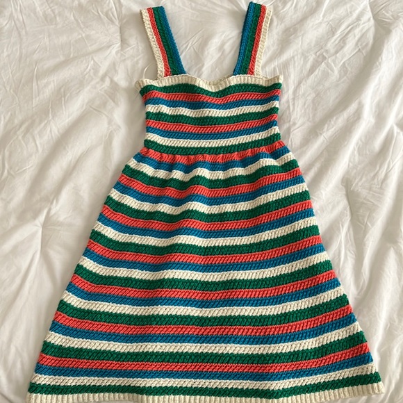 Zara Multicolor Crochet Dress - Picture 1 of 2